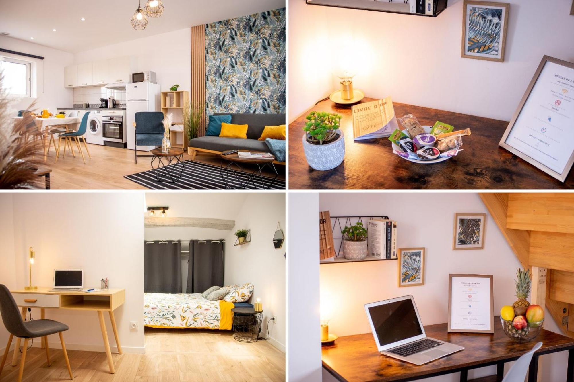 דירות Saint-Seurin-de-Cursac Duplex Cocoon - 10 Min De Blaye - 20 Min Cnpe - Wifi - Tv Hd מראה חיצוני תמונה